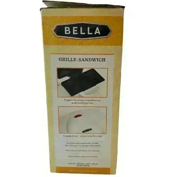Bella Panini Grill Press Sandwich Maker - Picture 6 of 9